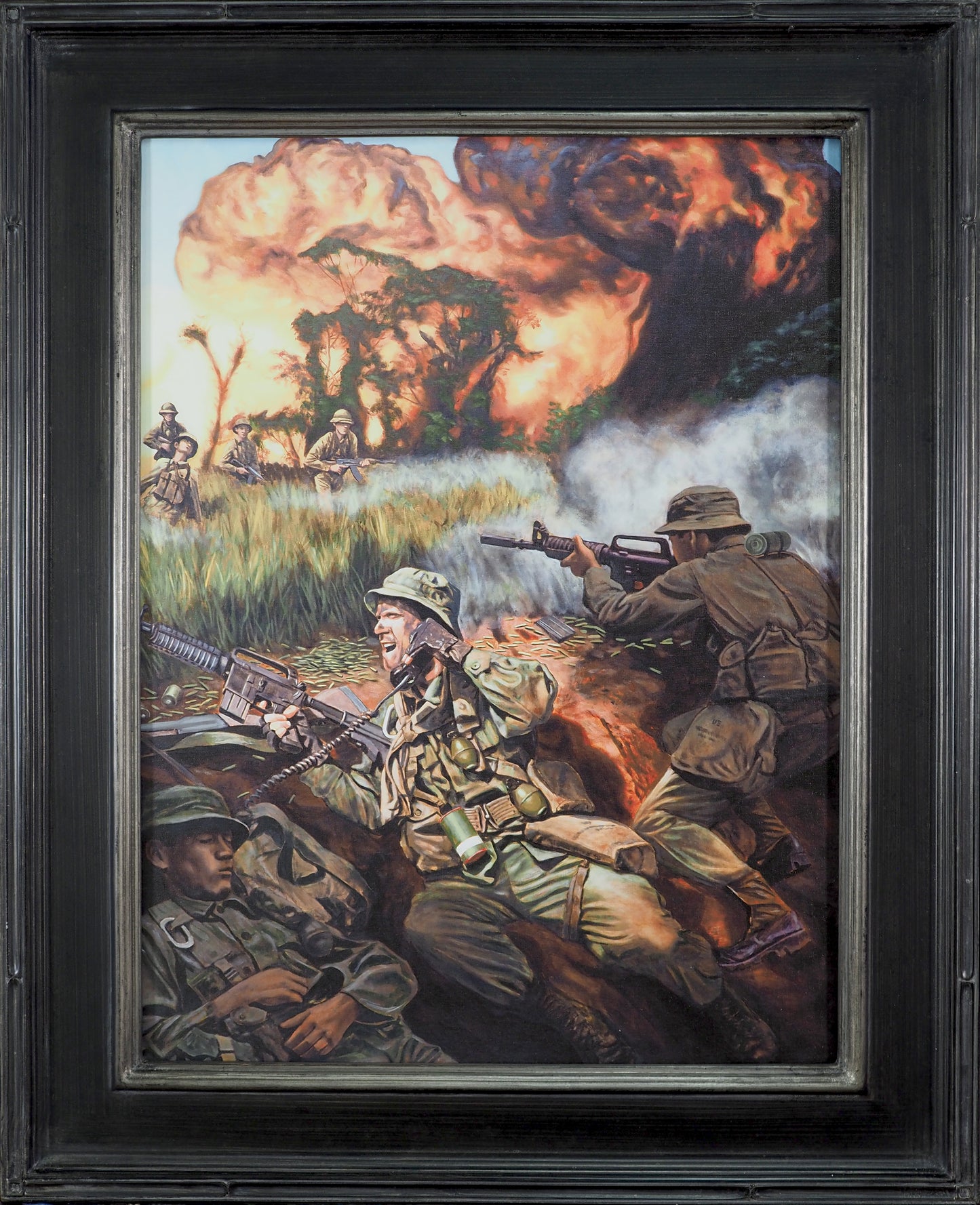 FRAMED Canvas Giclee Print Dick Thompson MACVSOG