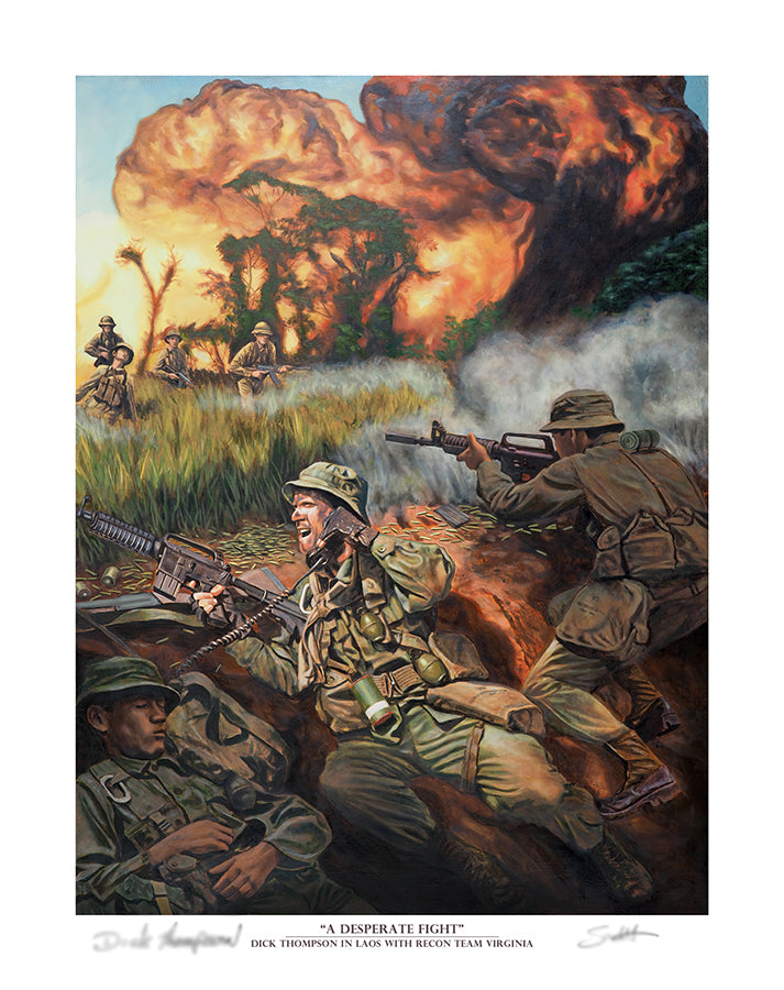 Dick Thompson RT Virginia MACVSOG Art Print