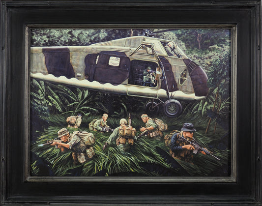 Framed 18" x 24" RT Idaho MACVSOG Canvas Print