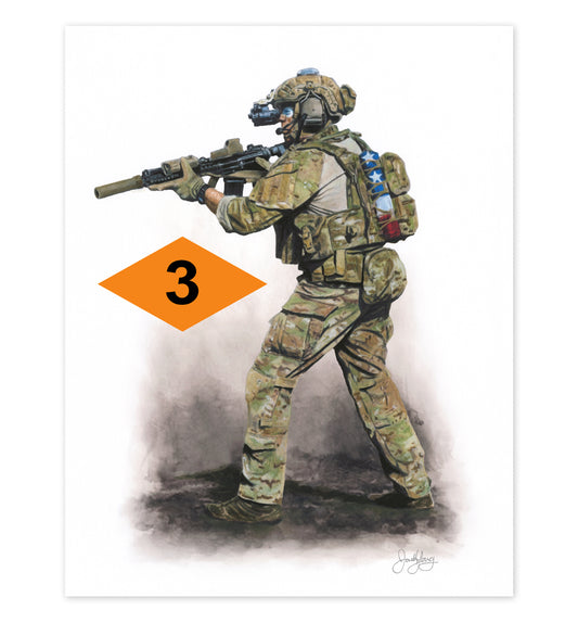 3rd Ranger Battalion Art Print