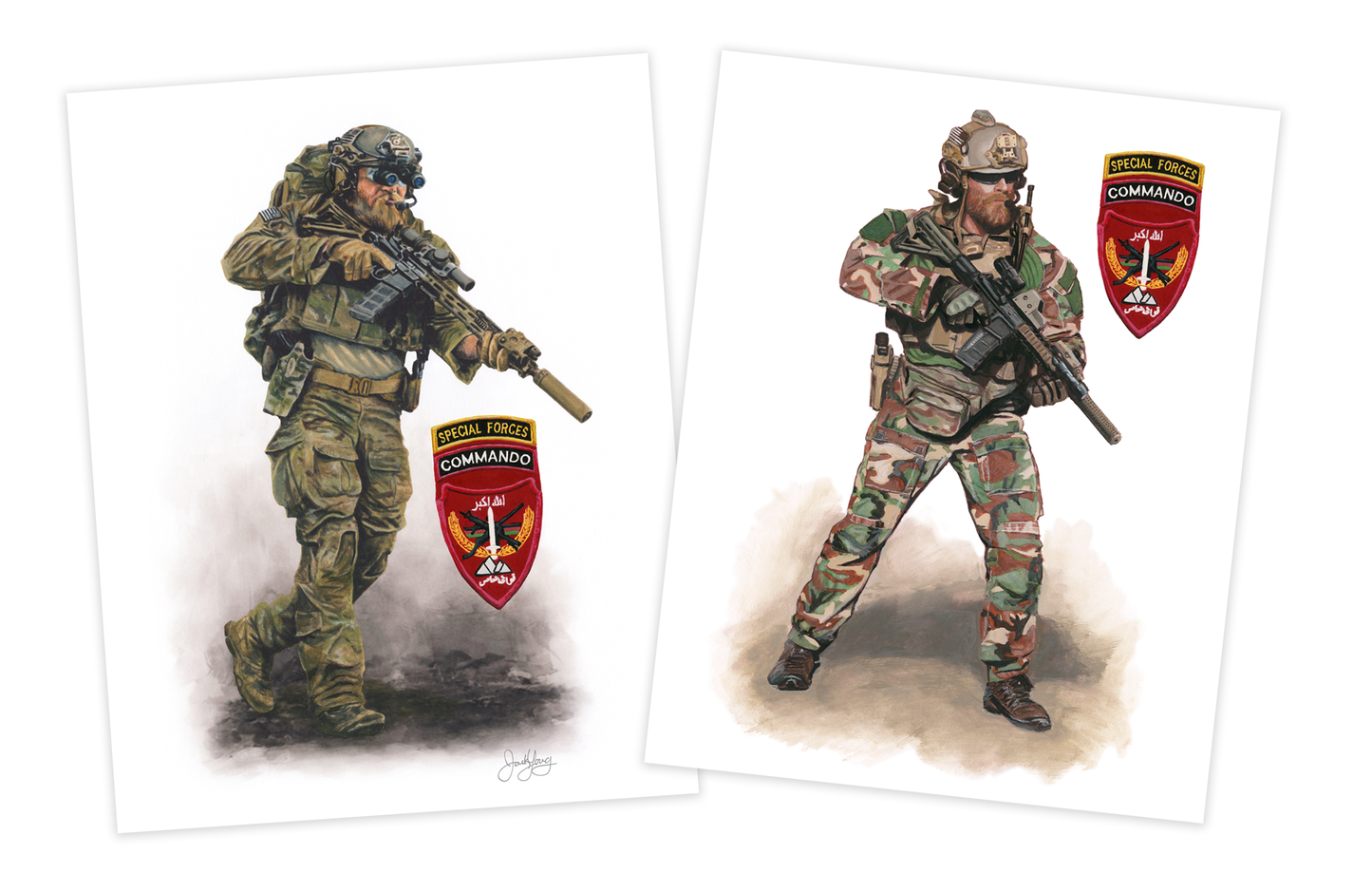 Afghan Commandos Set (2 Prints)