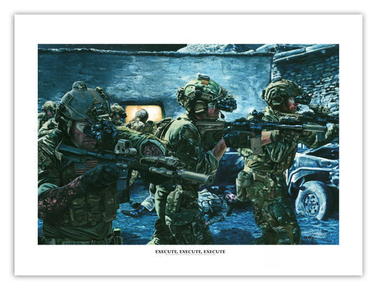 "Execute, Execute, Execute" Giclee Print