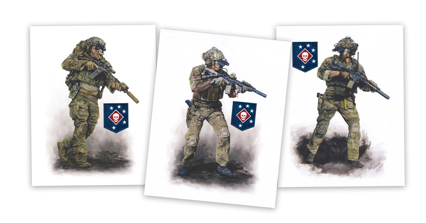 Marine Raider Set (3 Prints)