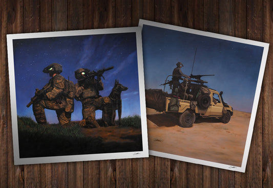 "Hunters" & "Night Patrol" Print Set