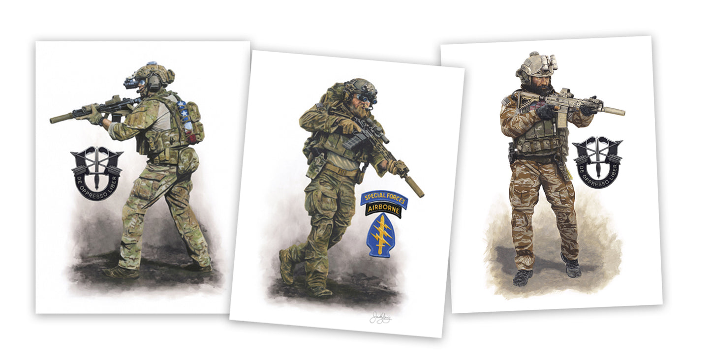 Army SF Set (3 Prints)