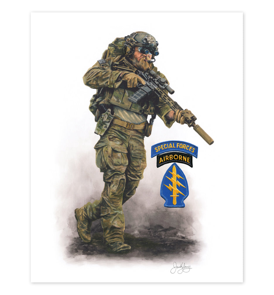 Army Special Forces Art Print