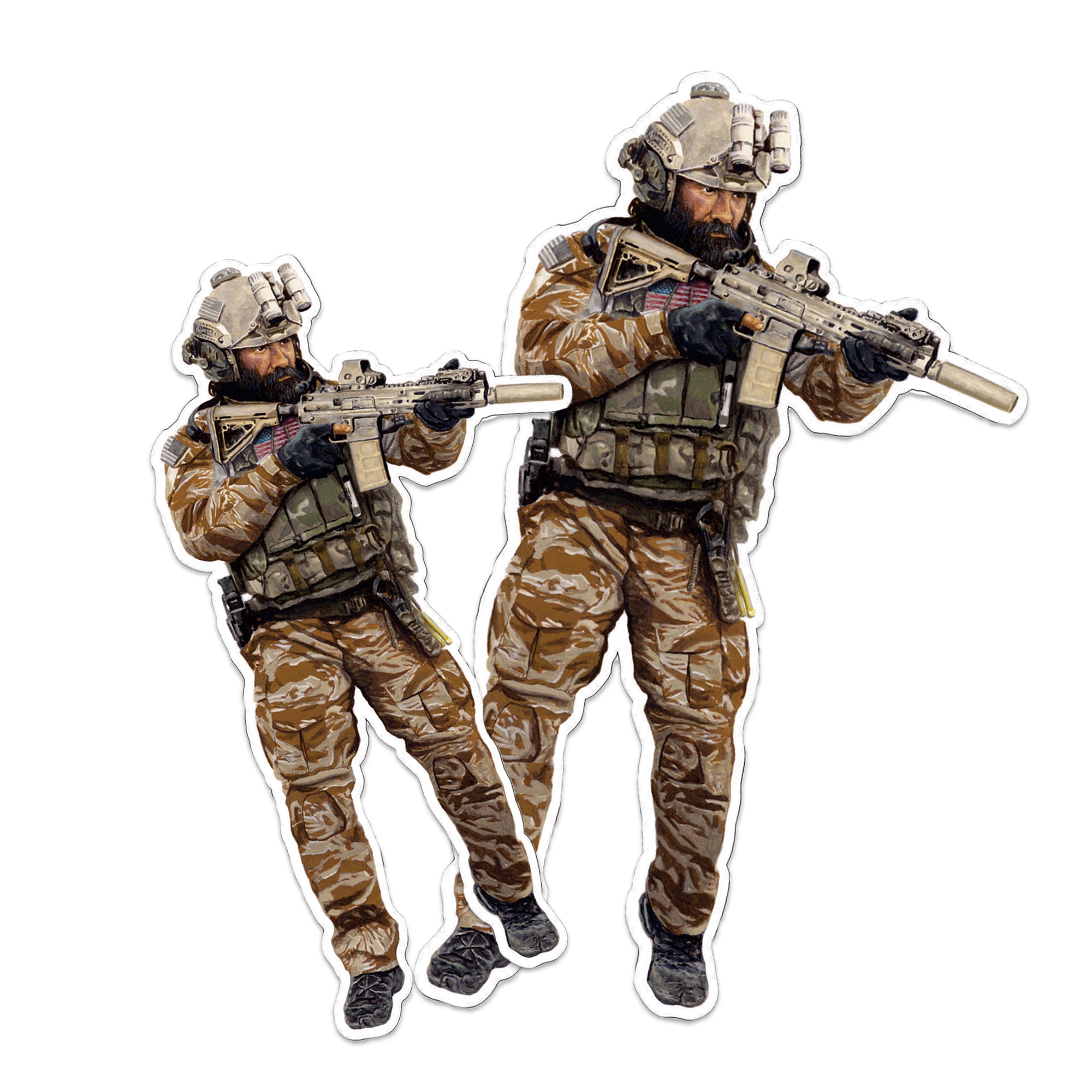 anime) special forces - AI Photo Generator - starryai