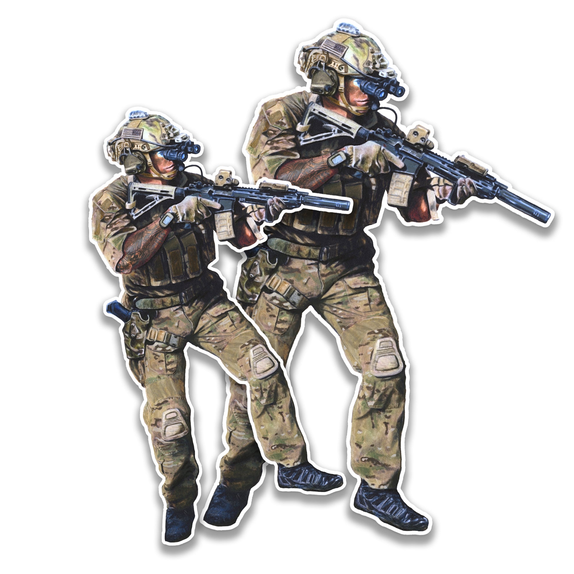 Army Special Forces (Commandos) – Prairie Fire Art